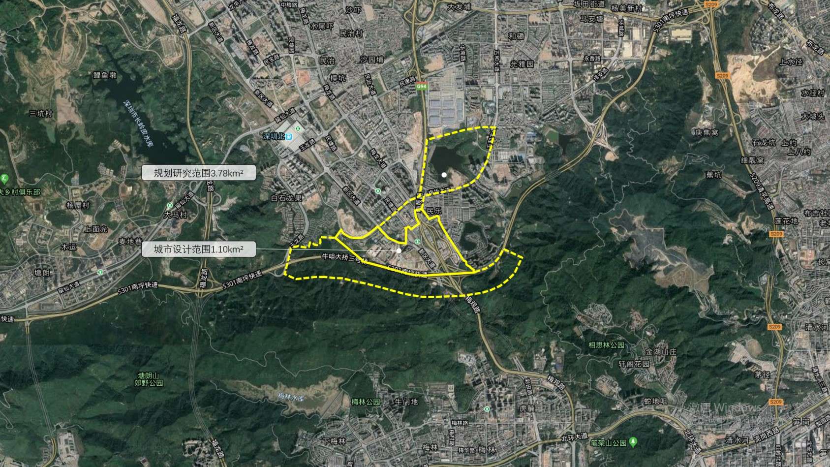 International consultation on urban design of Meilinguan Area, Shenzhen